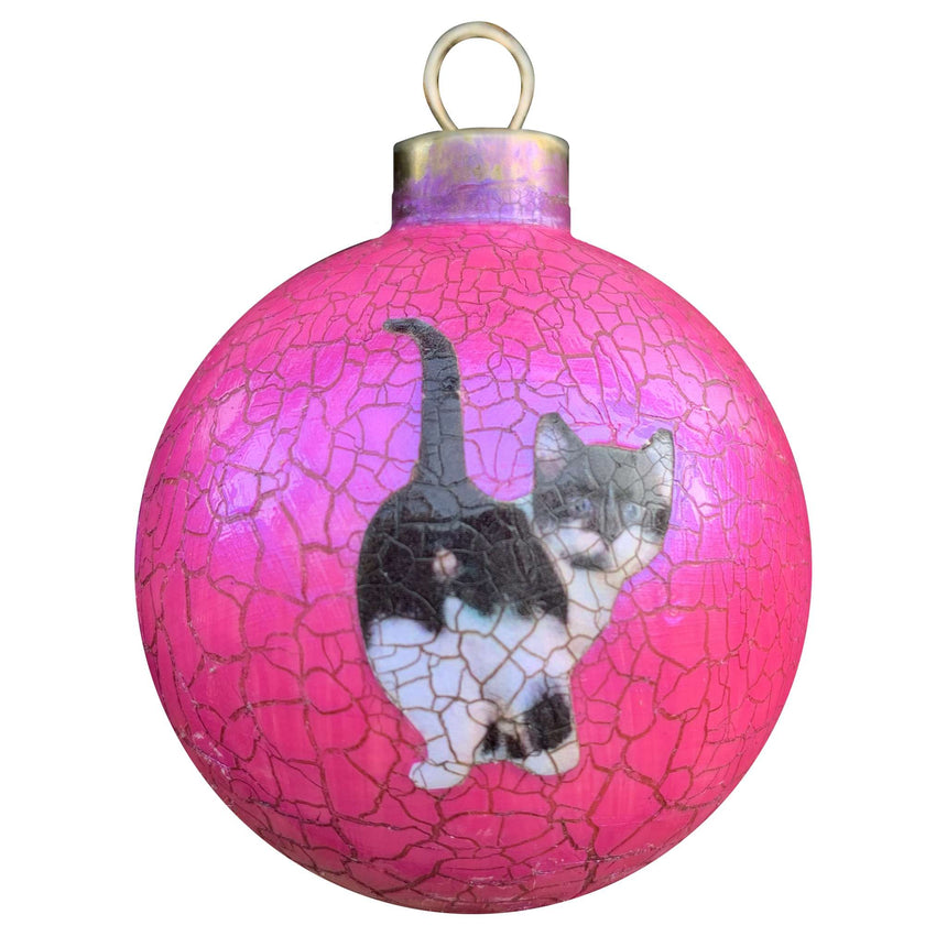 Decoupage - Bauble, Pink | Kitten