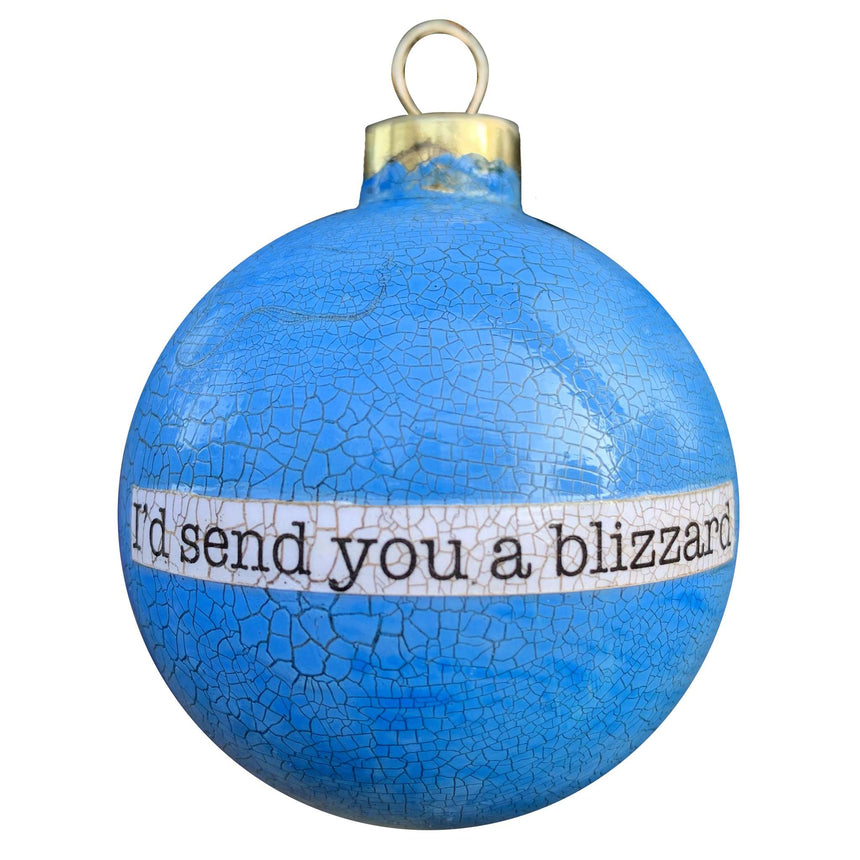 Decoupage - Bauble, Blue | Blizzard