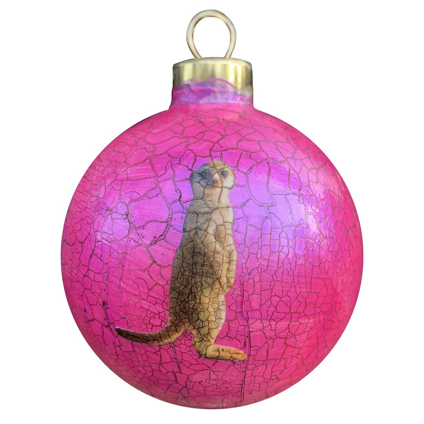 Decoupage - Bauble, Pink | Meerkat