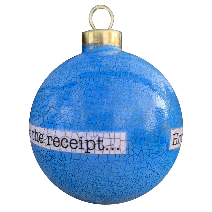 Decoupage - Bauble, Blue | Present