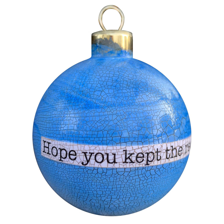 Decoupage - Bauble, Blue | Present