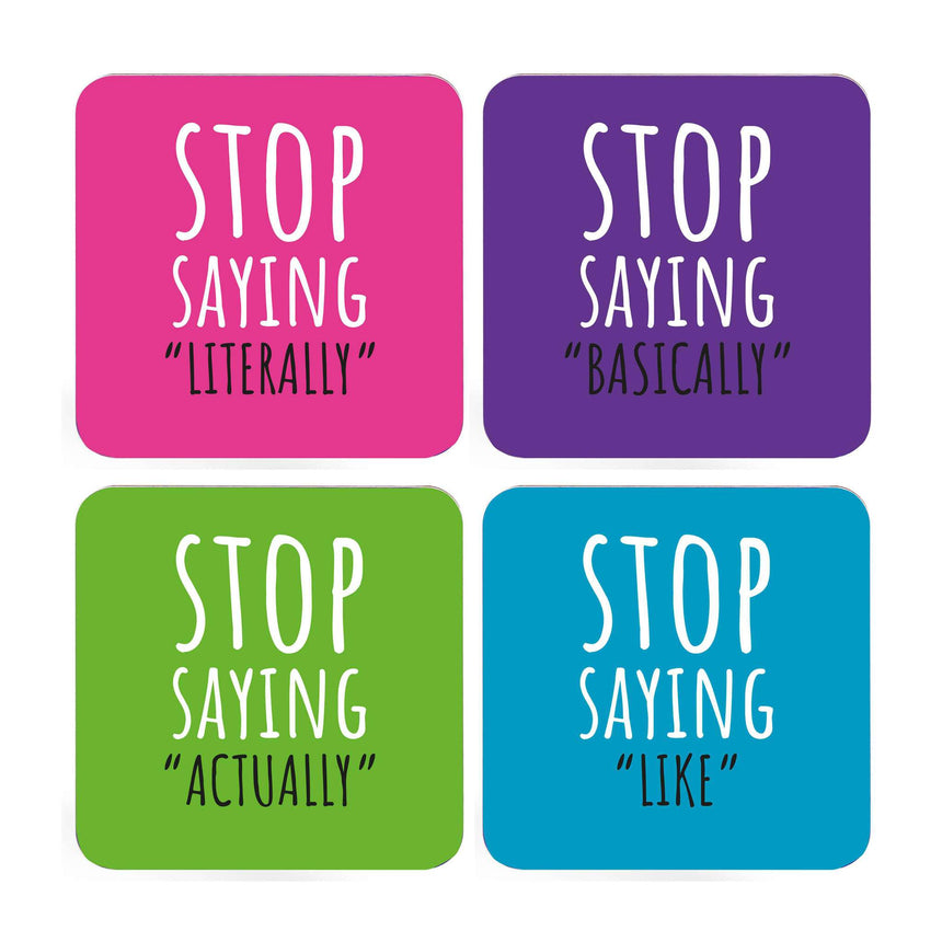 Sayings Coaster Set