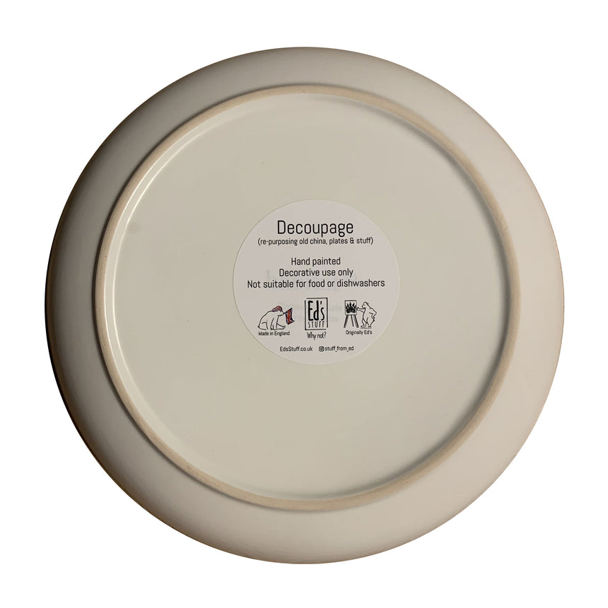 Decoupage - Medium Plate | David Orange