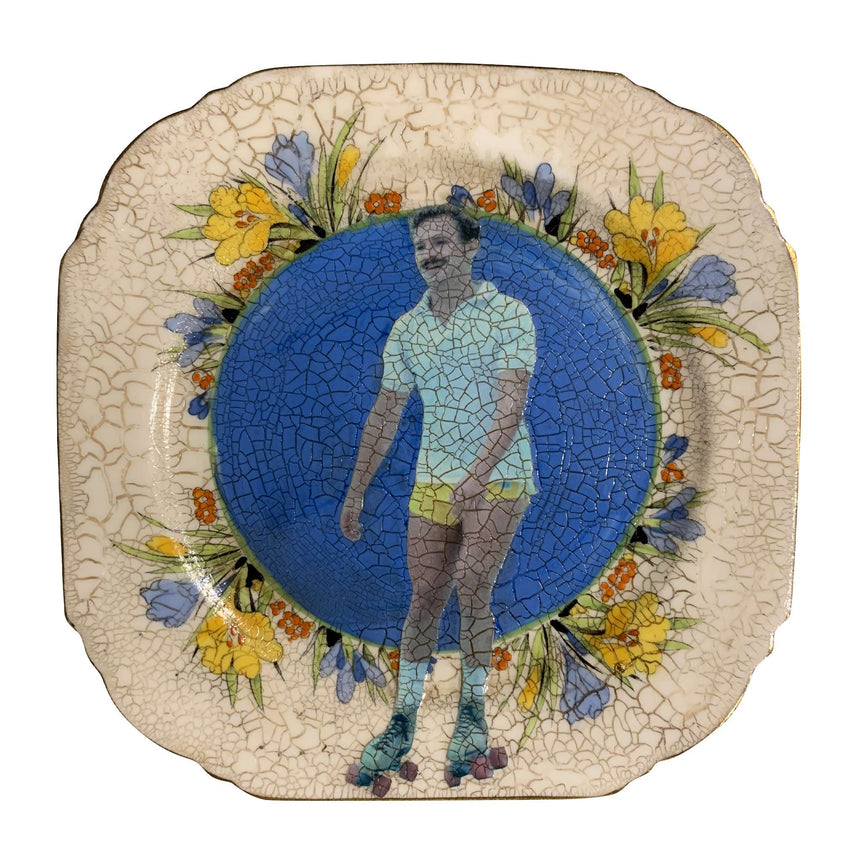 Decoupage - Small Plate | 70s Swing