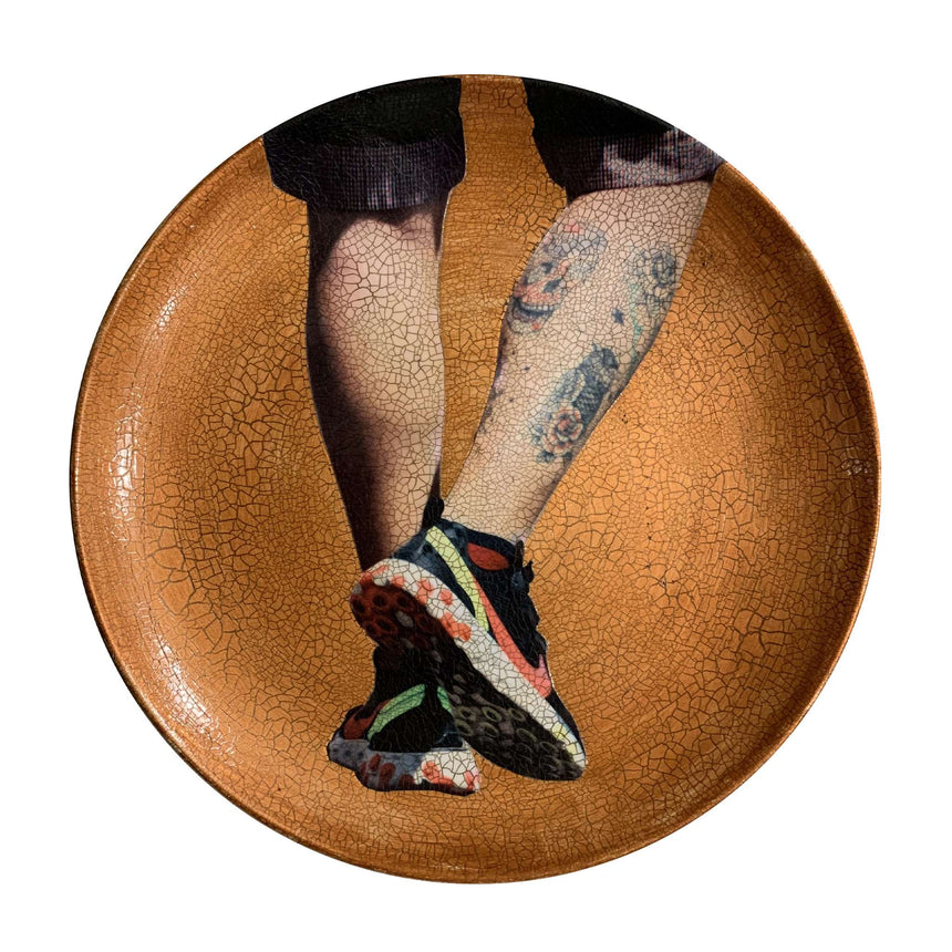 Decoupage - Medium Plate | Trainers and Ink