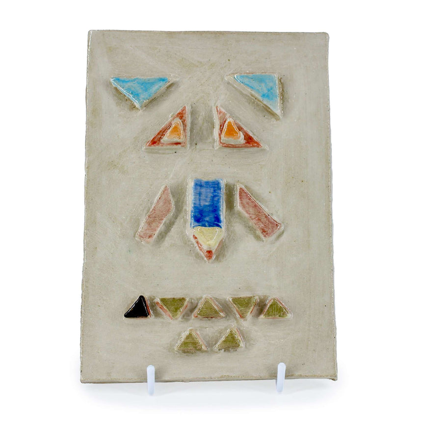 Eyebrows Blue - Ceramic tile