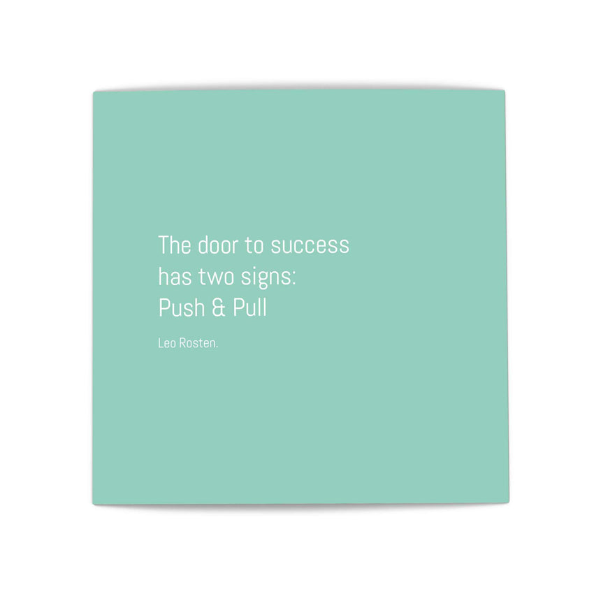 Push & Pull - Greeting Card