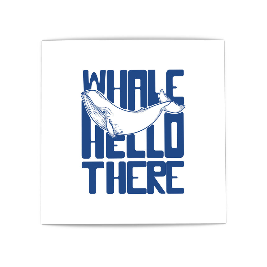 Whale Hello There - Greeting Card